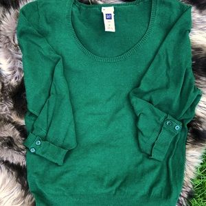 GAP Kelly Green Sweater
